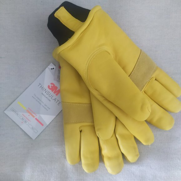 THINSULATE TERRA LEATHER GLOVES - Picture 2 of 4